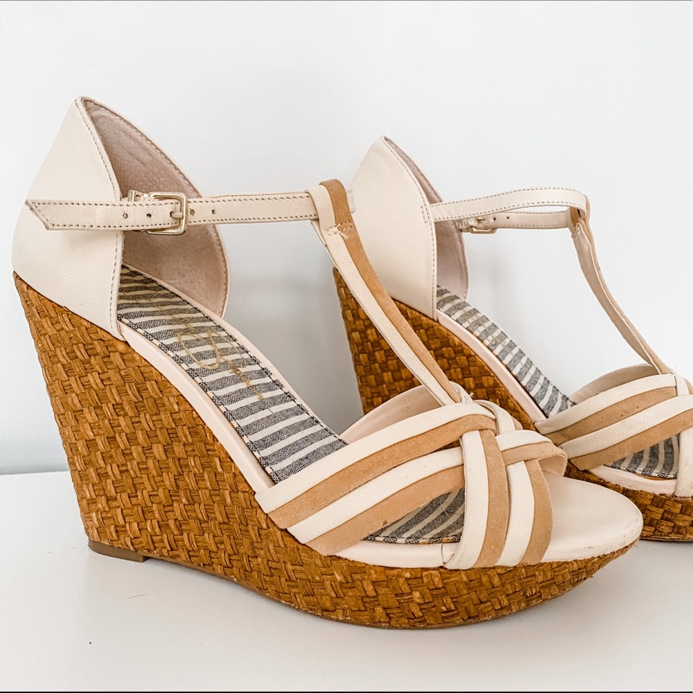 Jessica Simpson Espadrille T-Strap Wedge Sandal